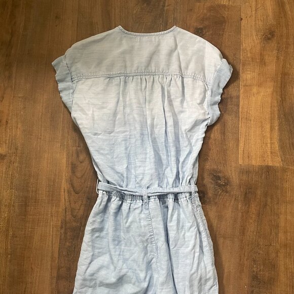 Anthropologie Cloth & Stone Chambray Jumpsuit - Size Small - Picture 9 of 10